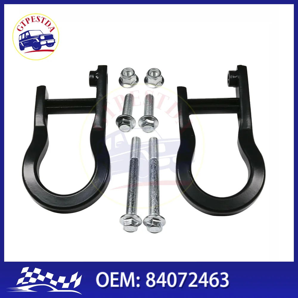 

GTPESTDA 2 черный комплект крючков для буксировки для 07-19 Chevrolet Silverado 1500 GMC Sierra 1500 84072463