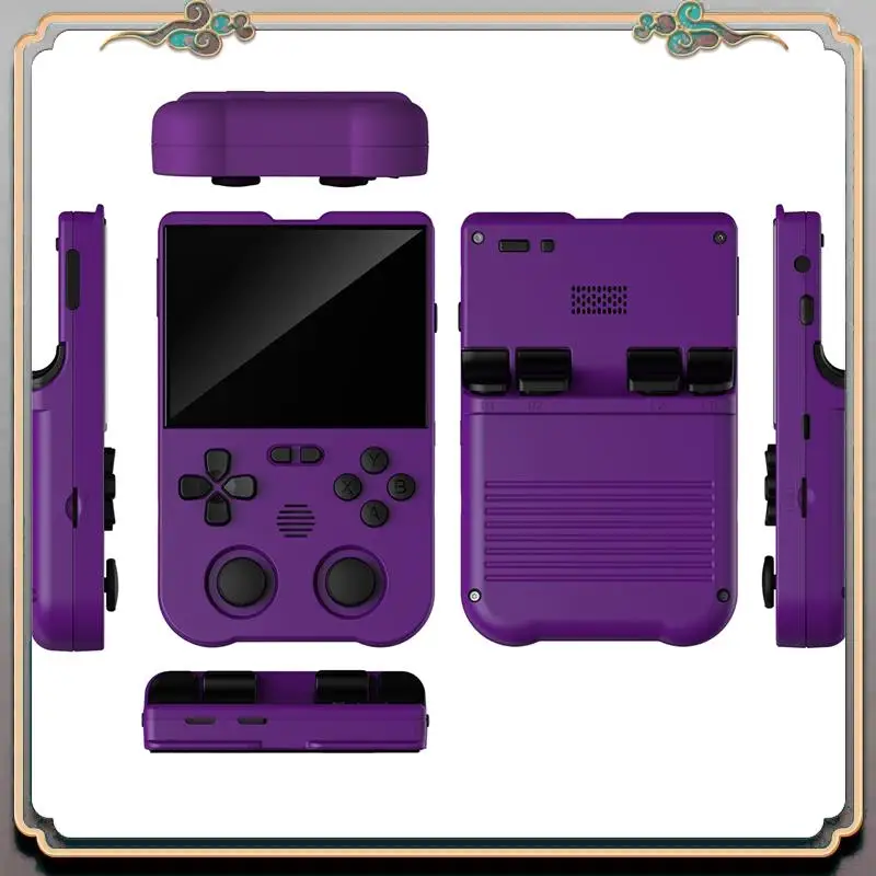 A46M-XU10 Game Console 3.5 Inch IPS Screen 256G Arcade Retro Dual Joystick 3D Game Player RK3326S 64Bit 3000Mah