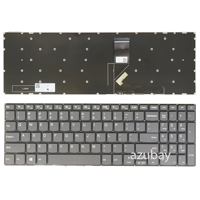 Teclado Portátil para Lenovo Ideapad V15- Ada Igl Iil Ikb Iwl V15515api jp gk po cz sk ne br Reino Unido ru fr it sw Eua la hb sp Qwerty - Imagem 2