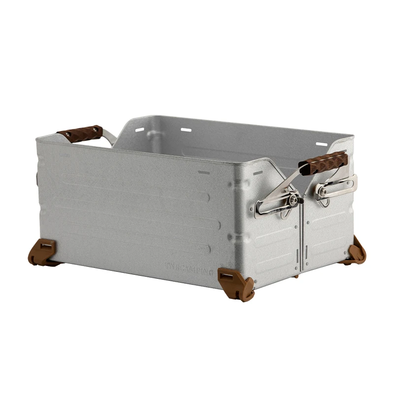 

JETSHARK Alloy multifunction storage box Stackable storage shelf outdoor camping folding portable storage box