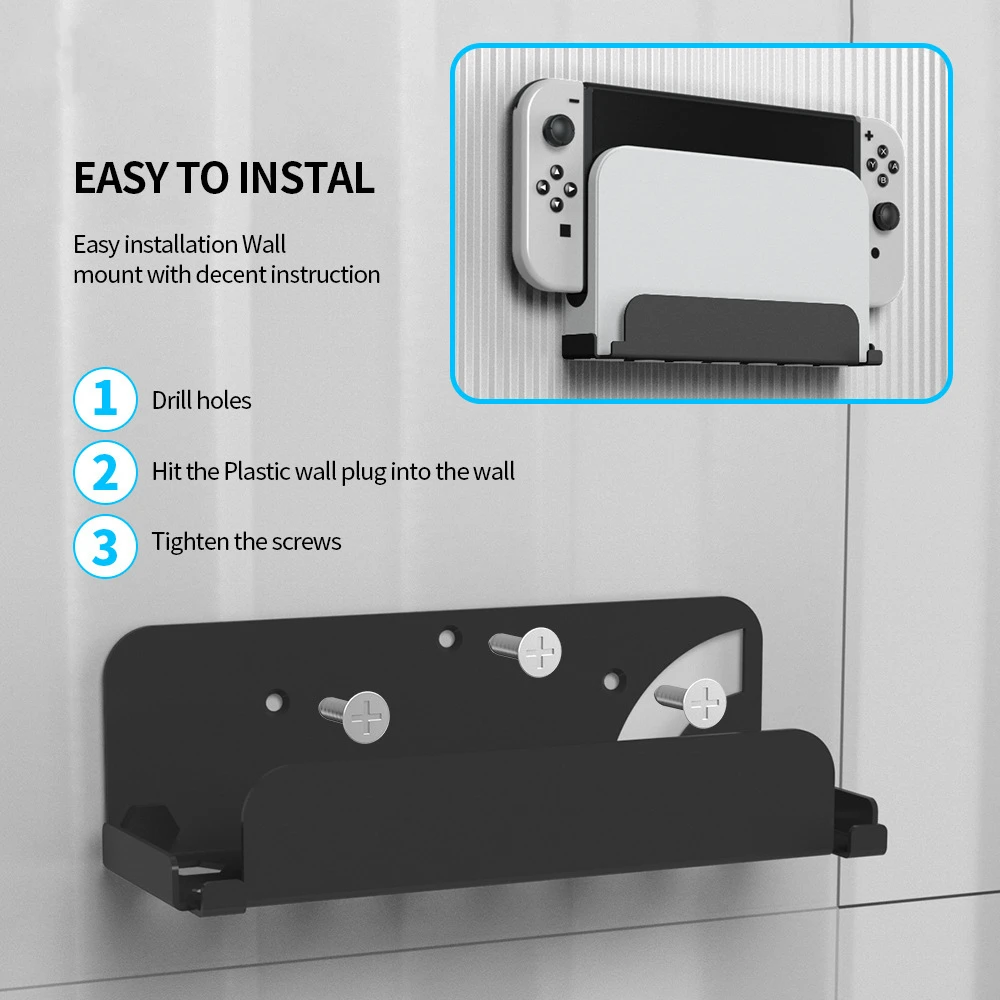 

Wall Stand Holder Protective for Switch Console Switch Dock Bracket Support Switch OLED TV Dock Accessories