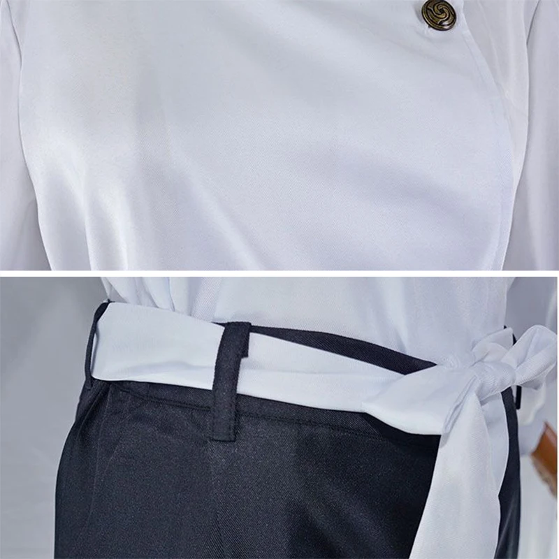 Jujutsu Kaisen Yuta Okkotsu White School Uniform Cosplay Costume