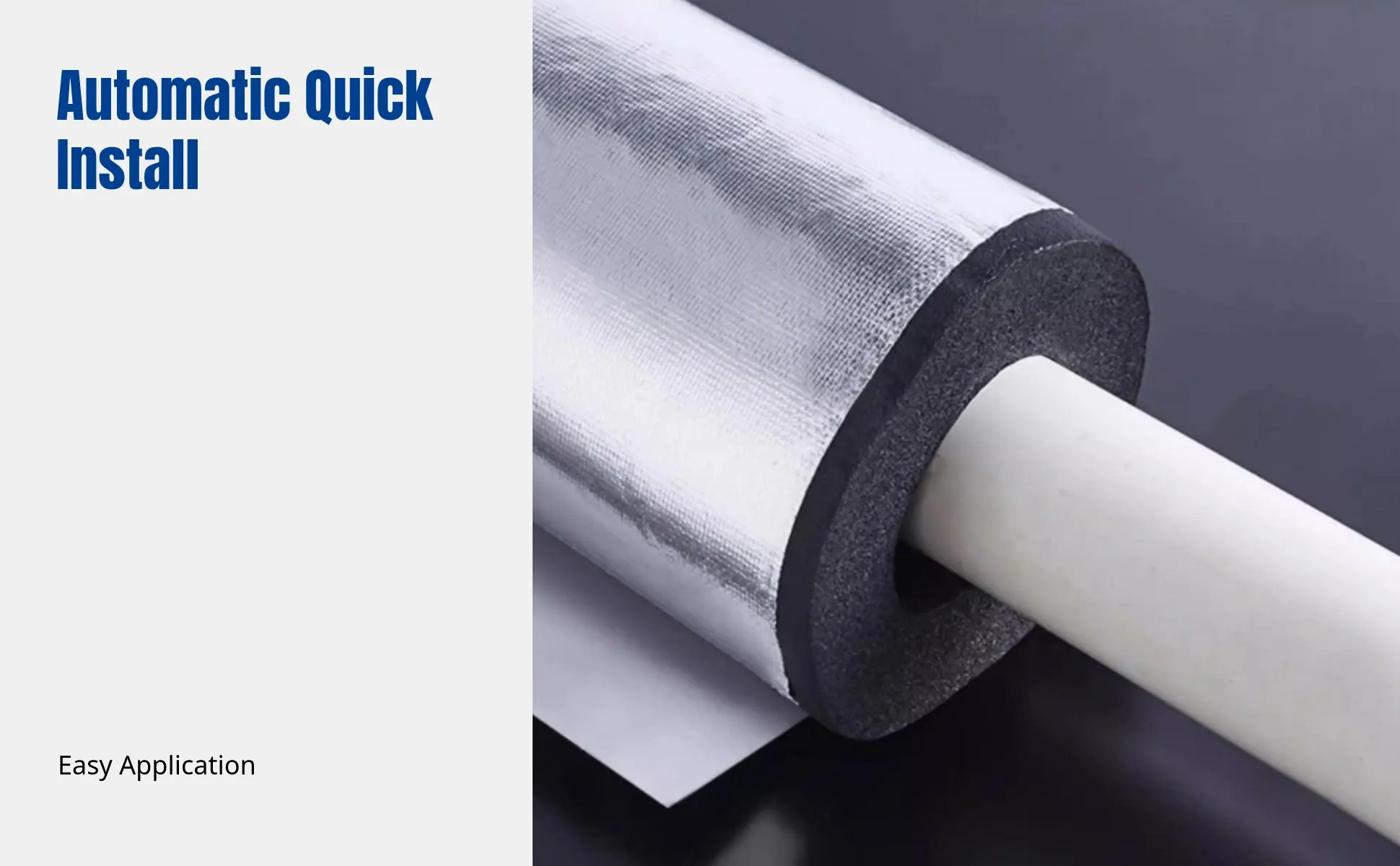 Thickened Automatic Open Rubber Foam Insulation Pipe Sleeve, Outdoor Anti-Freeze, Heat Retention for Air Conditioner, Pipeline Thickened Automatic Open Rubber Foam Insulation Pipe Sleeve, Outdoor Anti-Freeze, Heat Retention for Air Conditioner, Pipeline