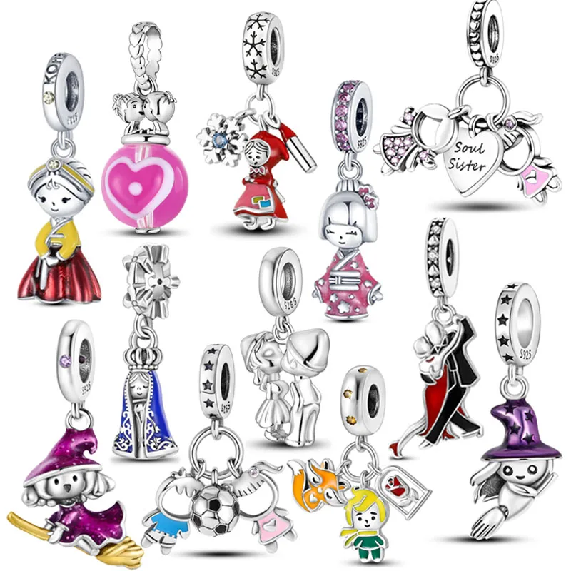 Charm Manzana Roja Halloween - Abalorio Plata Ley 925 Para Pulseras - Regalo Original Navidad, San Valentín
