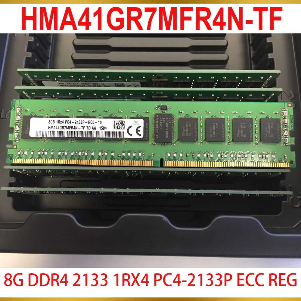 1PCS For SK Hynix RAM 8GB 8G DDR4 2133 1RX4 PC4 2133P RC0 10 ECC REG