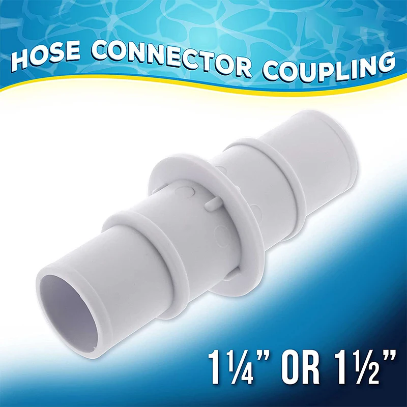 Swimming Pool Accessory Pool Hose Coupling Pool Filter Pump Adapter 1-1/4" Or 1-1/2" Hose Connector Coupling For Swimming Pool Vacuums Hoses Filter Pump Hoses Connecting
