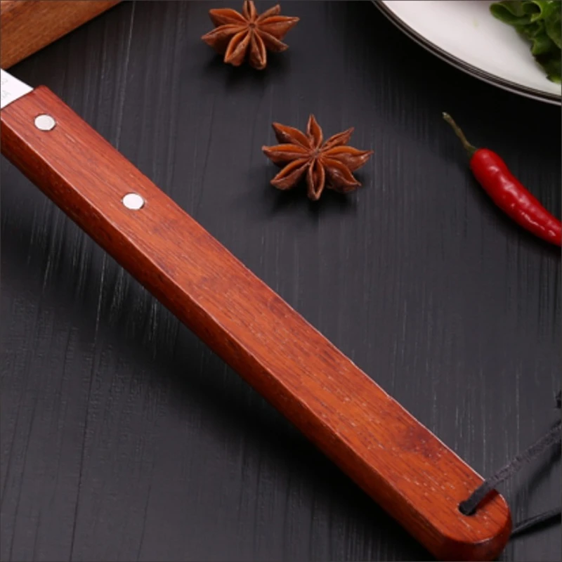 Stainless Steel Wooden Handle Turkey Fork Barbecue Cooked Food Splitter Portable Outdoor Cooking Tools Kitchen Accessories