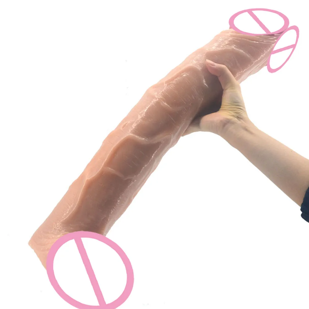 19.8in Dildo Female Maturbator Sex Toys Clit Anal Massage
