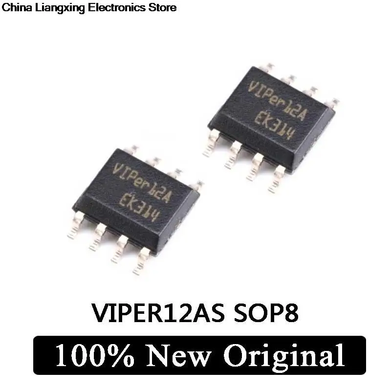 

10PCS/LOT 100% New Original VIPER12A VIPER12AS SMD 8-pin SOP8 IC Chip In Stock Wholesale