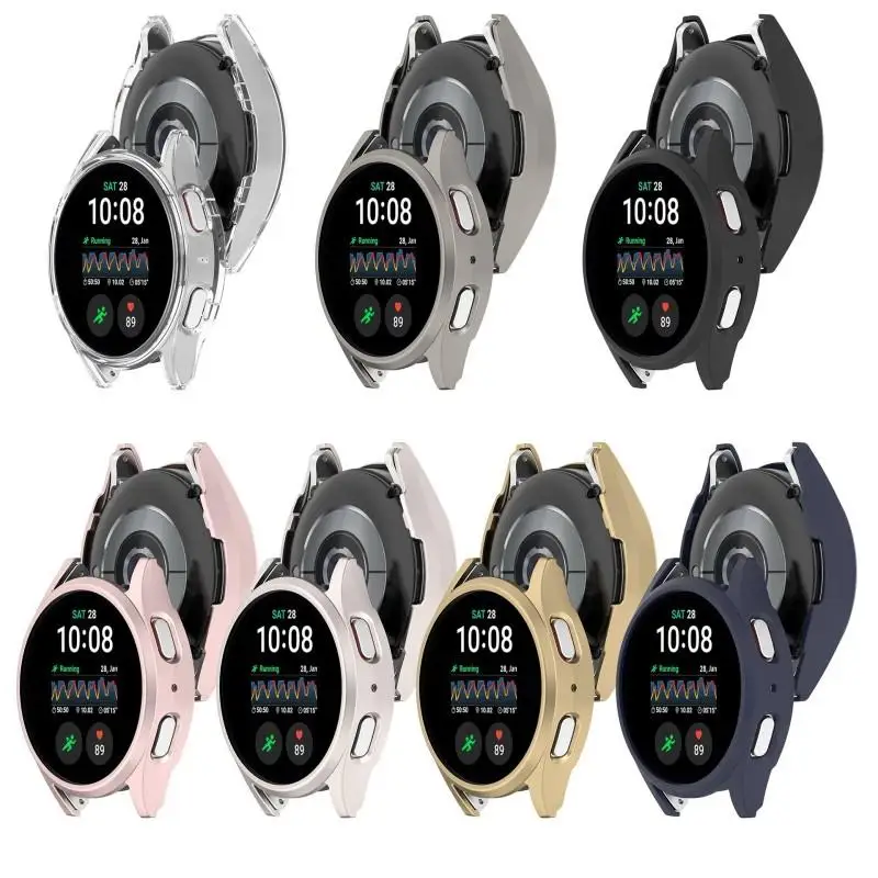 Enhanced Protective PC Case for Galaxy Watch - Durable Half Cover Bumper Accessories