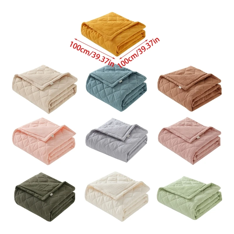 Newborn Baby Blanket Newborn Summer Spring Autumn Air Conditioner Cotton Warm Quilt Infant Swaddle Blanket Accessories cotton blanket baby blanket