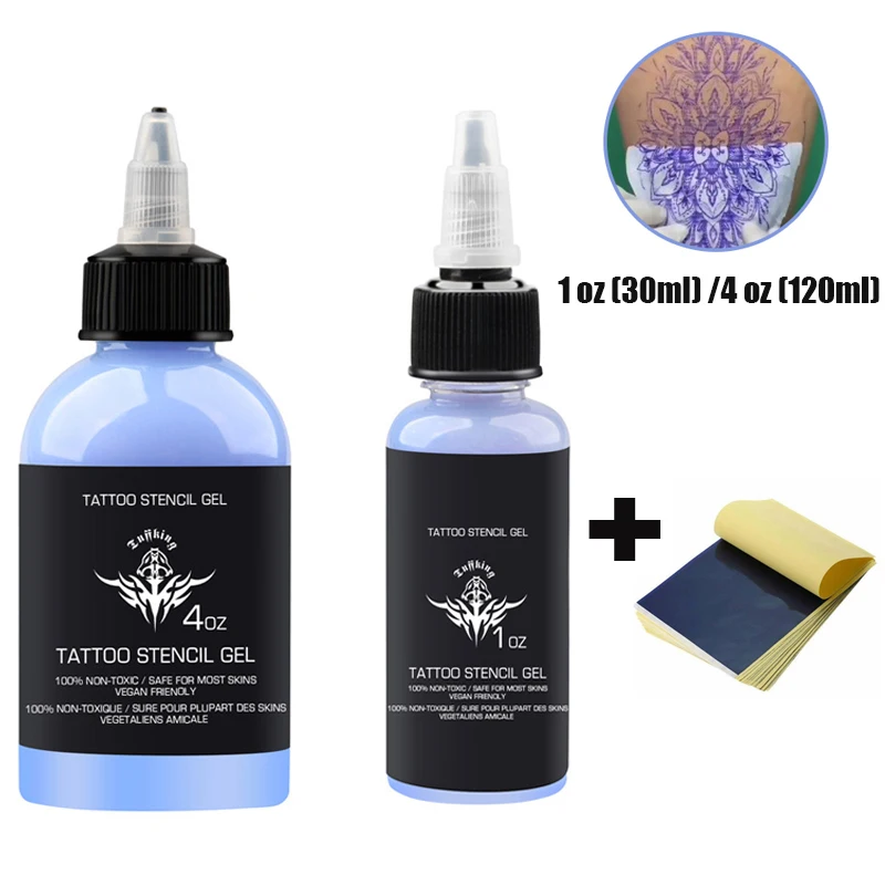 tattoo transfer cream 30ML/120ML Professional Tattoo Stencil Magic Gel Thermal Copier Transfer Stuff Solution Ink Set