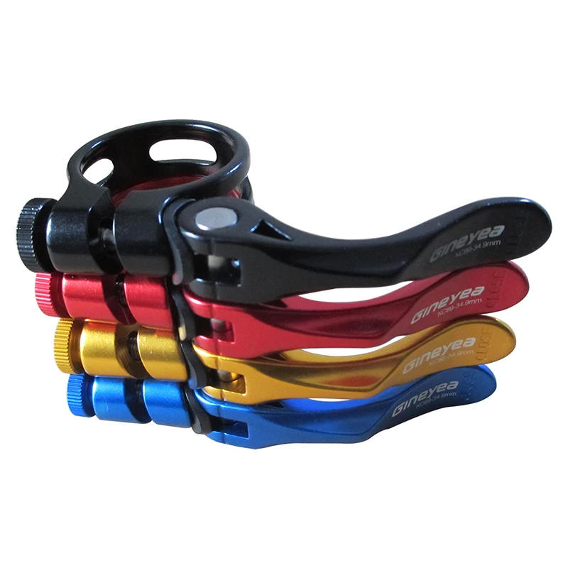 31.8mm 34.9mm Auminium Alloy Quick Release Bike Seatpost Clamps QR MTB Road Mountain Bicycle Seat Post Clamp Pipe bike seatpost clamp