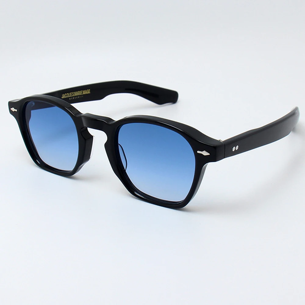 

2024 ZEPHIRIN Sunglasses for Men Round Acetate High Quality Luxury Brand Eyeglasses Women Vintage Design Outdoor UV400 Eyewear