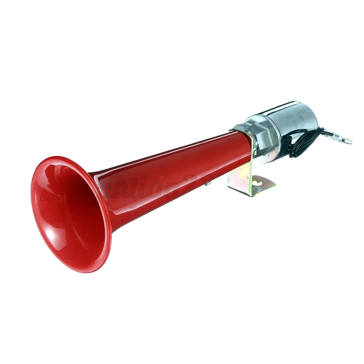 Car air horn truck single pipe air horn Electroplated/red 12V 24V180DB