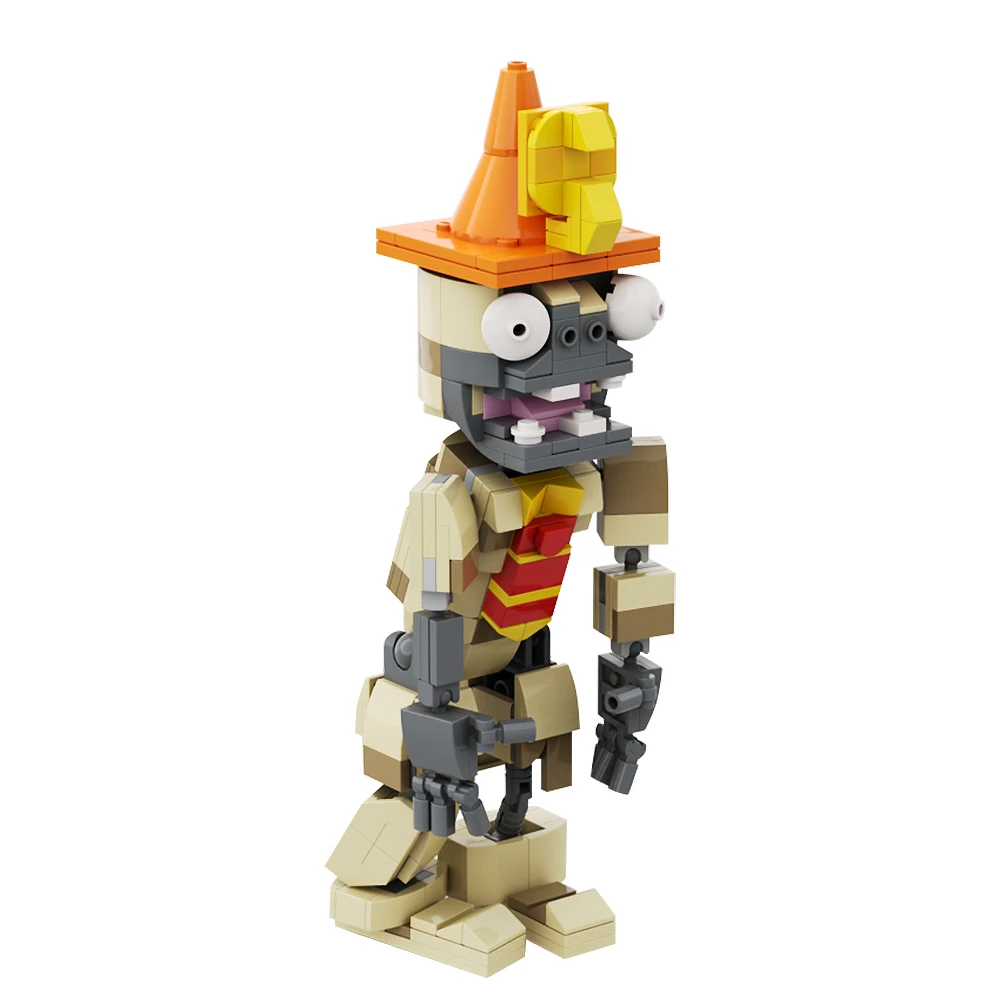 

Строительные блоки Moc PVZ 2 Conehead для мамы