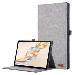 Luxury 11.5 Tablet Case - Premium Flip Cover with Soft TPU & PU Leather Stand + Stylus for Honor Pad X9 Pro (Gray)