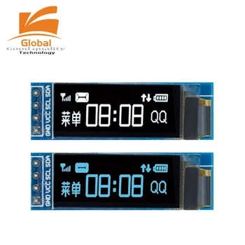 Modulo OLED da 0,91 pollici Modulo display LED LCD OLED da 0,91" bianco/blu 128X32 IIC Comunicare per Ardunio
