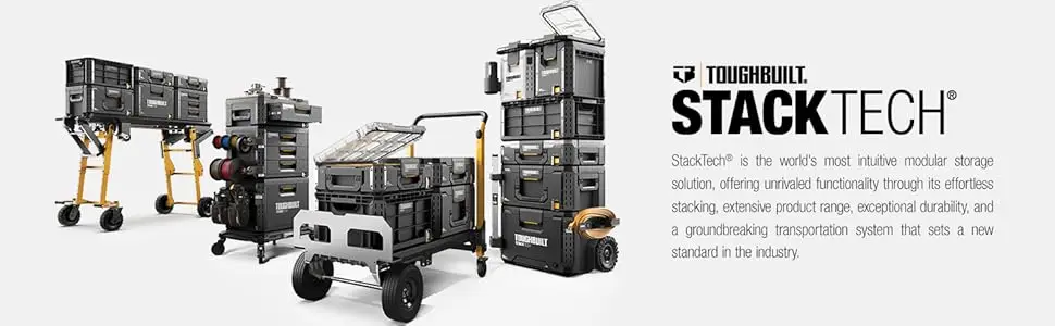 StackTech tool boxes on display