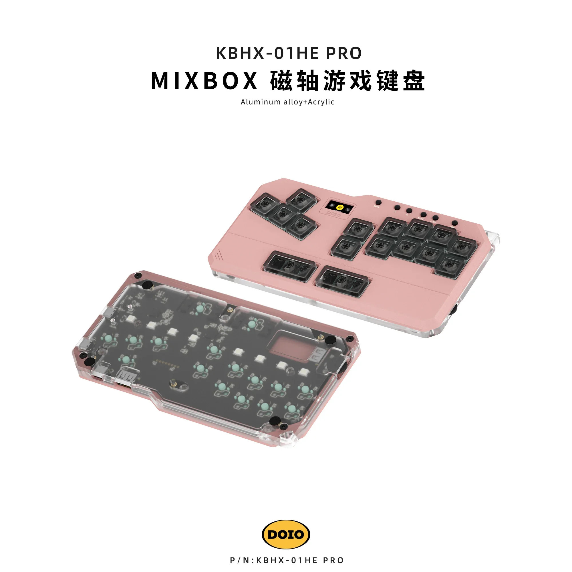 DOIO Mini Hitbox MIXBOX KBHX-01HE PRO 磁気スイッチキーボード