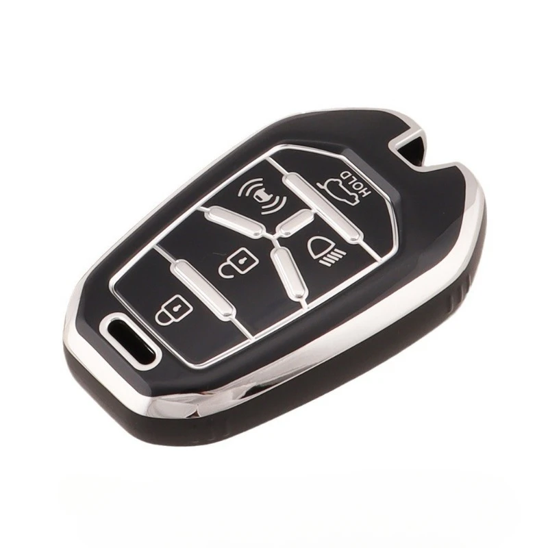 Custodia Per Chiave Auto In Tpu Con Chiave A Distanza A 5 Pulsanti Per Kg Mobility Ssang Yong 2020 G4 Rexton Ssangyong Smart Key Case Accessori Auto