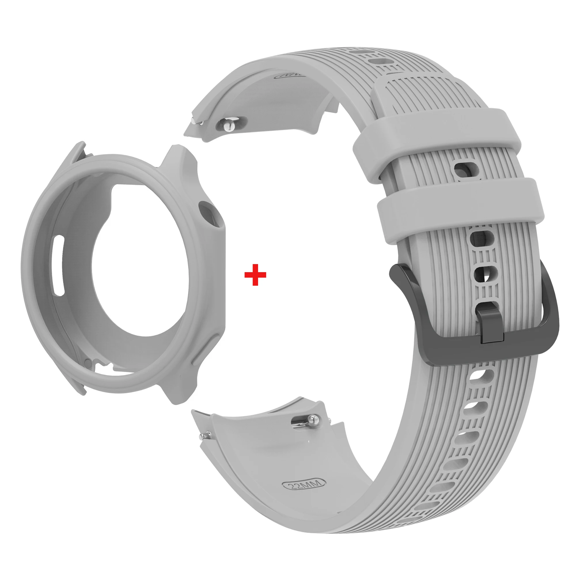 Silicone Protective Case with Strap for Smart Watches - Soft Protector Shell