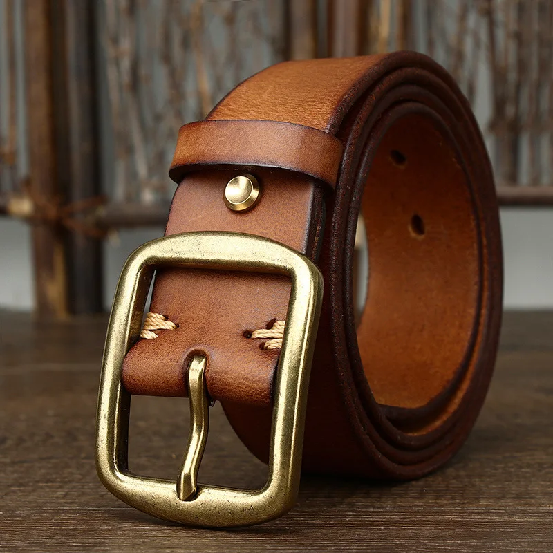 Leather belt