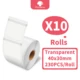 10 Rolls Clear40x30m