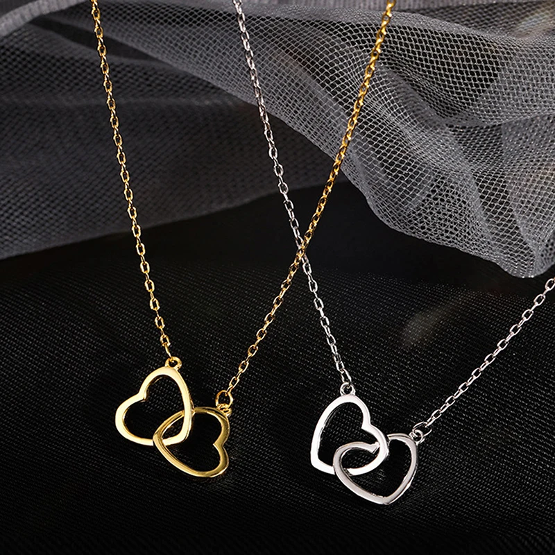 Collier Twin Hearts