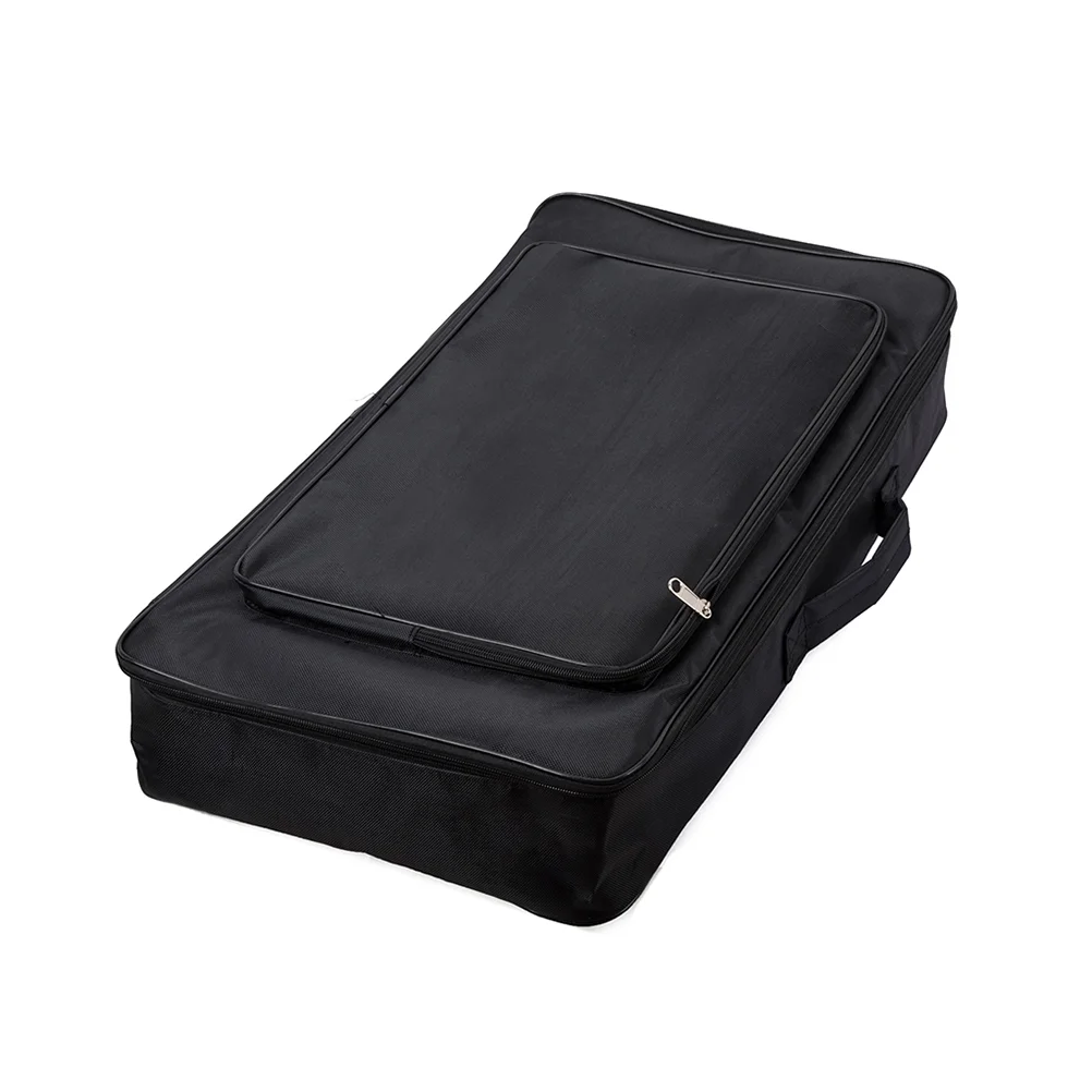 

Electric Guitar Effects Pedal Board Storage Bag Carry Case Effect Pedalboard Zipper Pouch (Black)