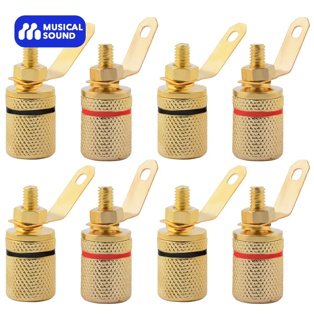Suono Musicale Spina A Banana Presa Jack Binding Post Connettori Video Terminale Amplificatore Altoparlante Da 4Mm Spina A Banana Binding Post