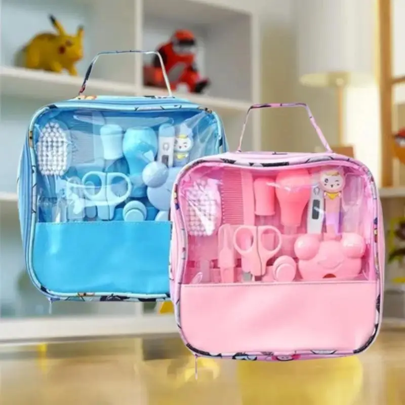 Baby care bag set of thirteen pieces and twenty pieces, nail clipper and nose suction device, baby daily cleaning