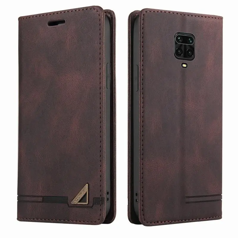 Leather Case For Xiaomi Redmi Note 9s Case Flip Wallet Cover