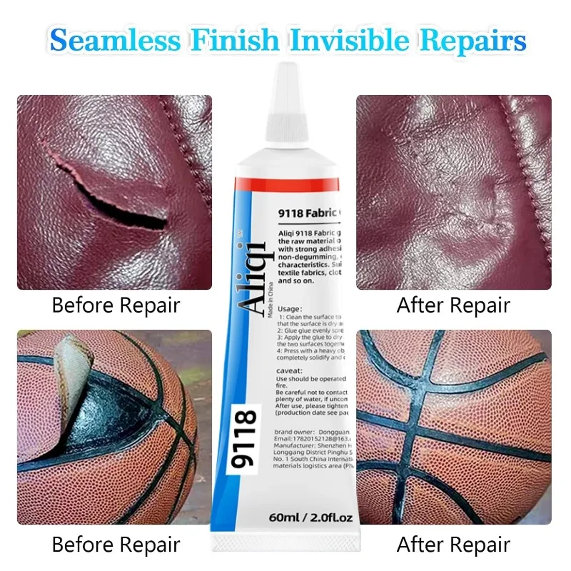 Waterproof Fabric Glue Quick Dry Fabric Patching Glue Versatile Repair Seam Adhesive for Clothing Textiles 15/60/120ml