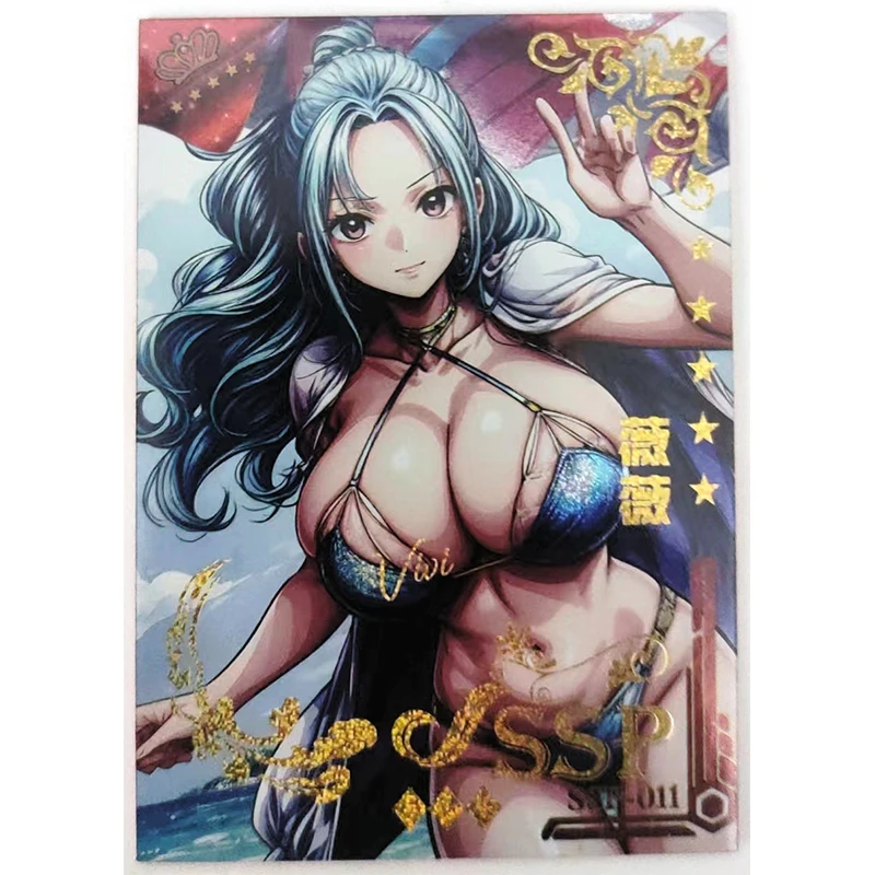 Anime Goddess Story Kamado Nezuko Yae Miko Rem Ganyu Nami Uta Raiden Shogun Collectible Card Toys Christmas Birthday Gifts