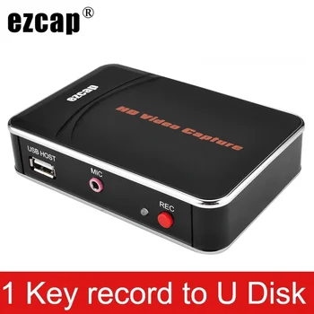 EZCAP HDMI 게임 캡처 카드 비디오 레코드 박스, 280HD, 1080P, 30fps, 게임 녹음기, Xbox PS3 PS4 마이크 입력, USB 디스크에, PC 필요 없음