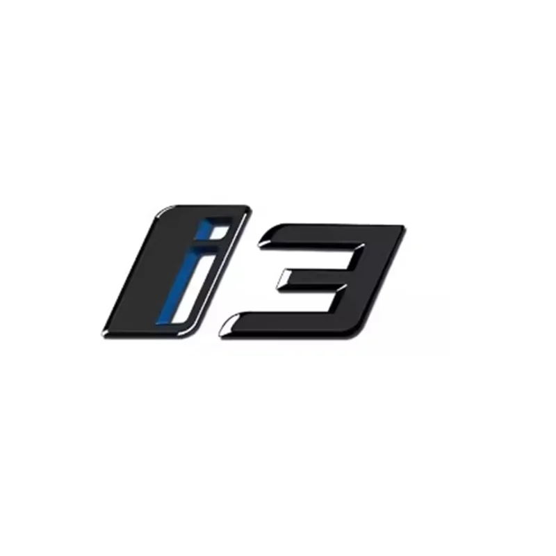 3D ABS Material Car Sticker Letters - Rear Trunk Emblem and Tailgate Decals in Black and Silver