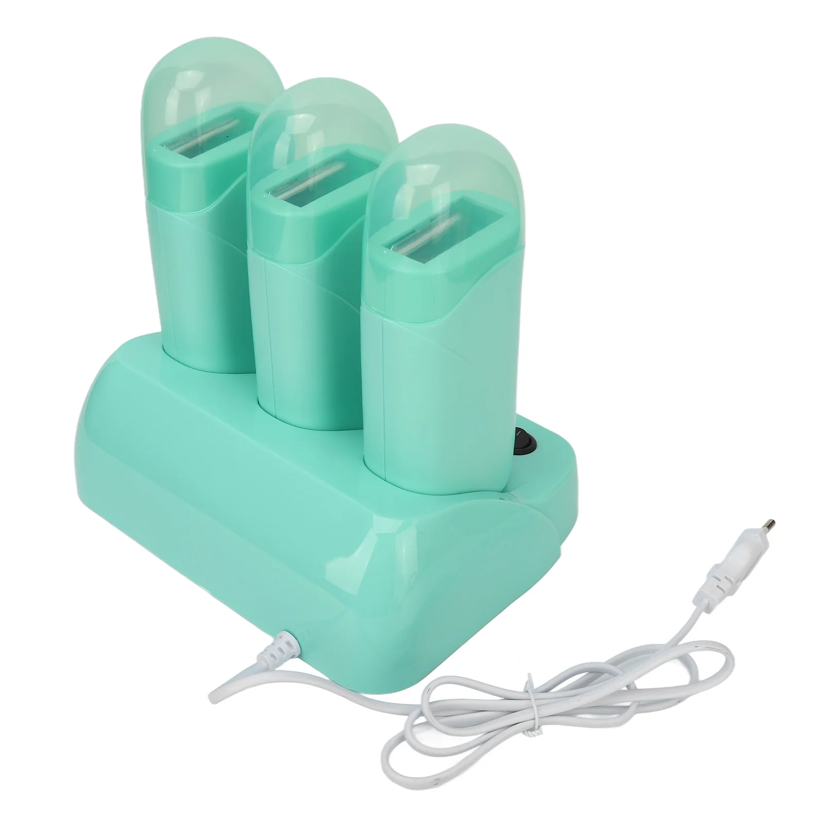 3pcs Roll On Depilatory Wax Warmer Men Women Home Electric Hair Removal Wax Warmer with Base for Armpit Legs m 5