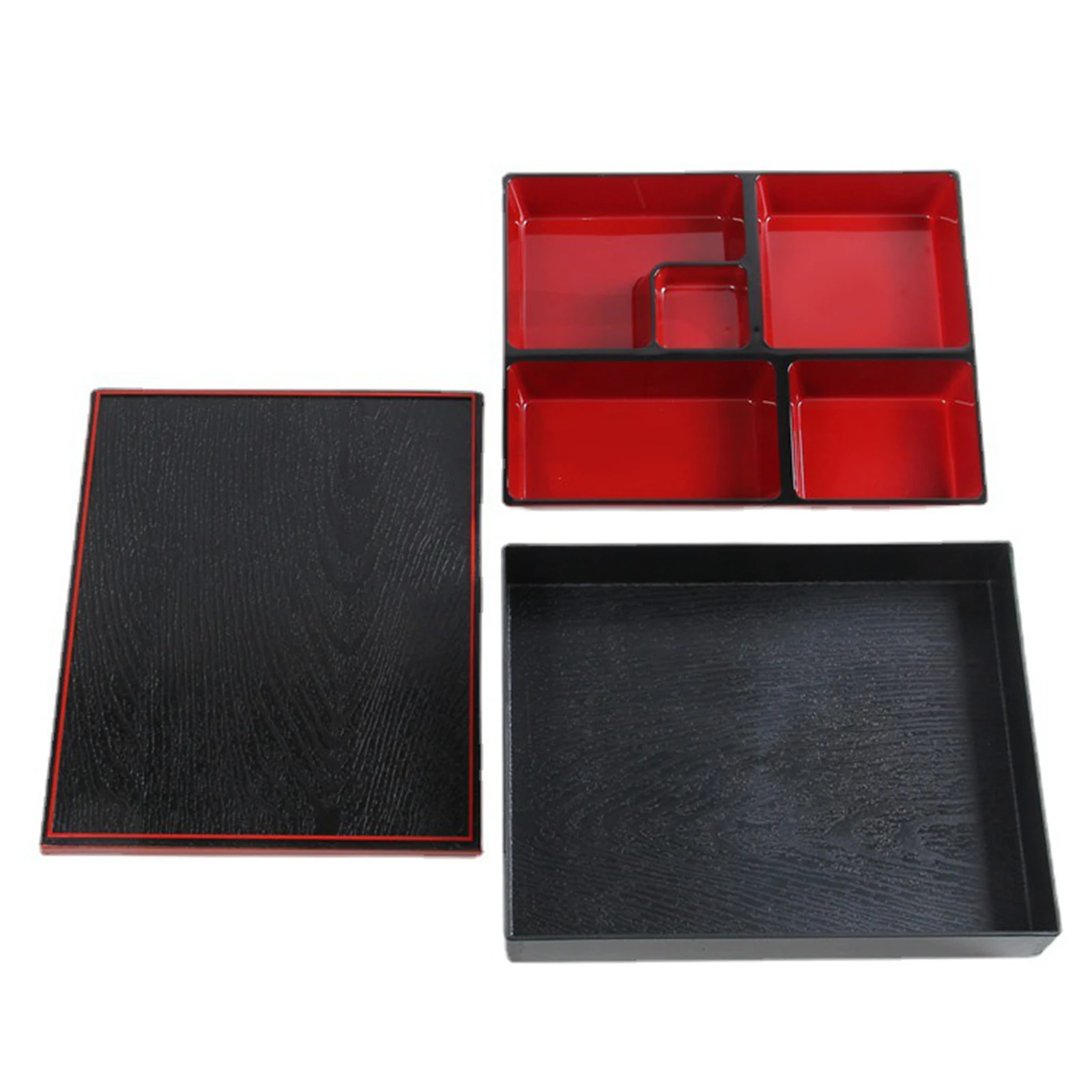 Japanese Lunch Boxes with Lid Multi-functional Bento Boxes Rice Sushi Catering Storage Container Plastic Food Container - 3