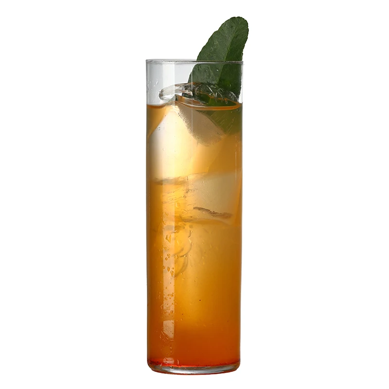 6PCS Thin Lightweight Crystal Highball Glasses Barware Collins Tumbler for Water, Juice, Beer, and Cocktail Set of 4 — view 5