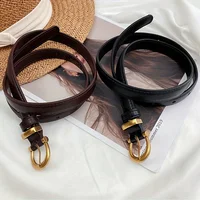 Men's Casual Vintage PU Leather Belt with Classic Oval Buckle - Ideal for Daily Wear, Parties, and Gifts - Image 5