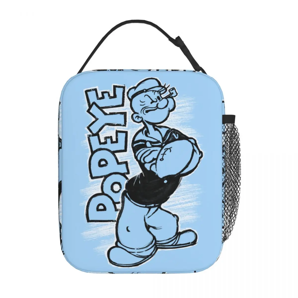 

Popeyes Insulated Lunch Bags High Capacity Meal Container Thermal Bag Tote Lunch Box Office Outdoor Girl Boy
