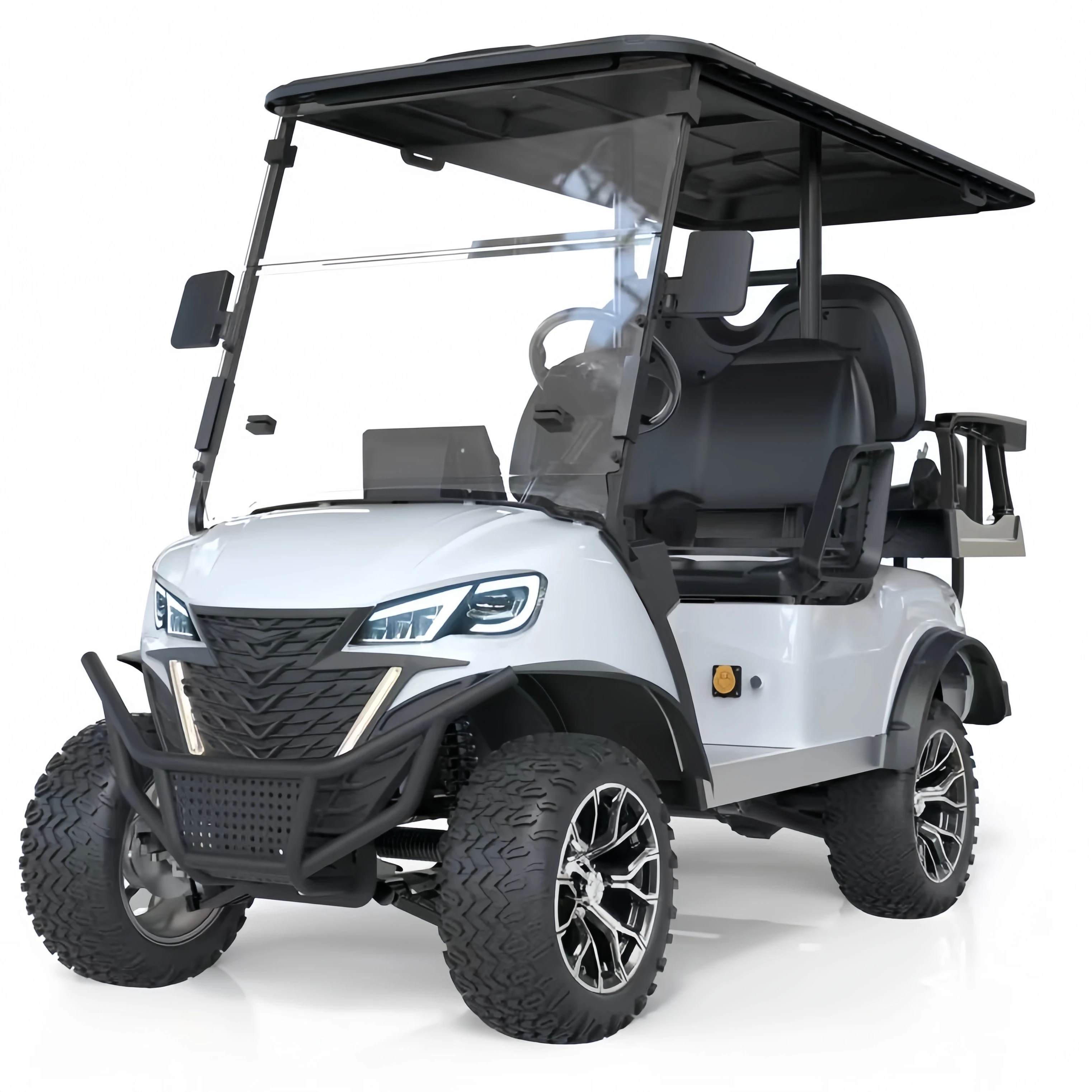 New Design 6 Seater Golf Cart Electric with 48V Battery Steel and Plastic Material CE Certified