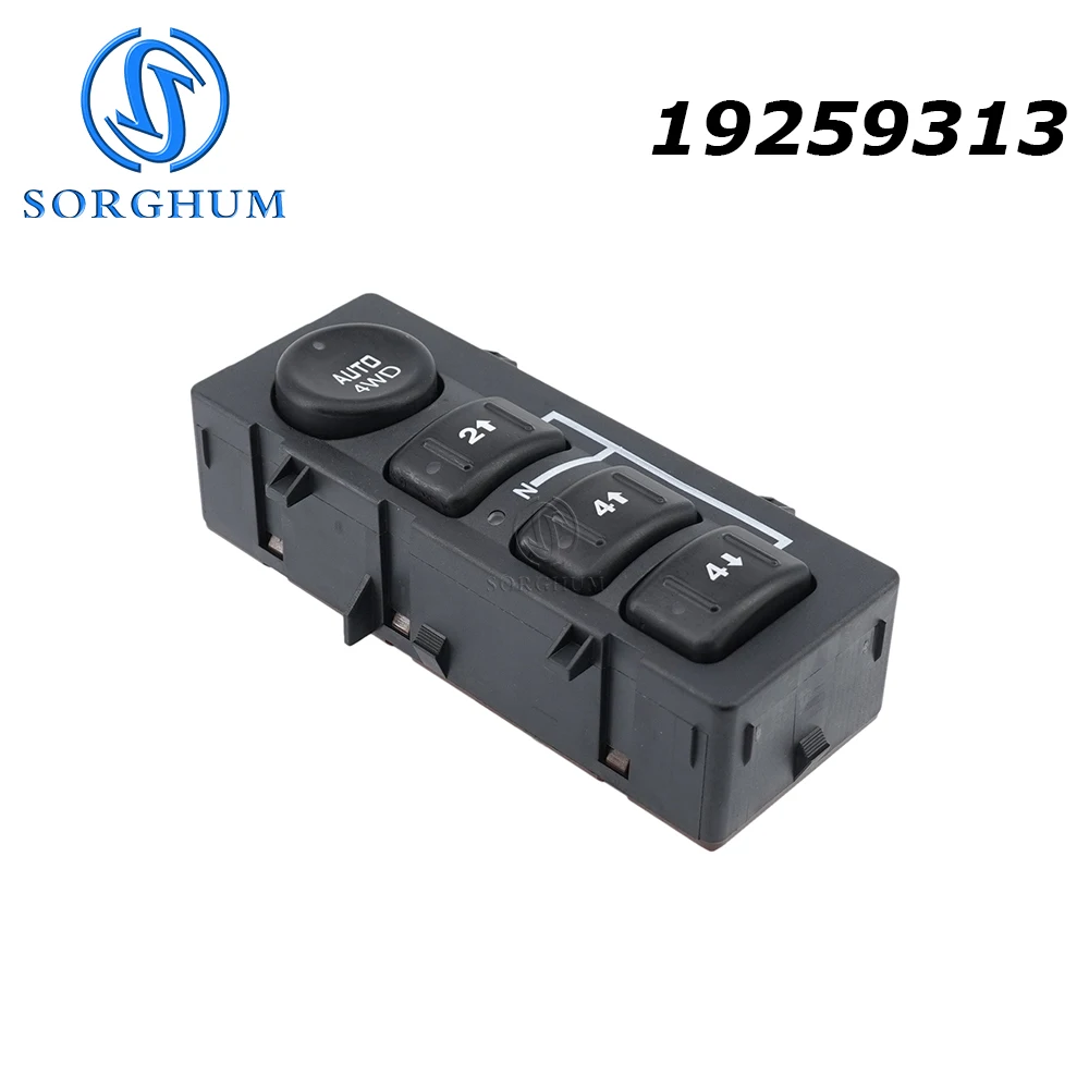 SORGHUM 19259313 For Chevrolet Silverado Suburban For GMC Yukon 4WD Wheel Drive Control Switch Transfer Case Button 15136039