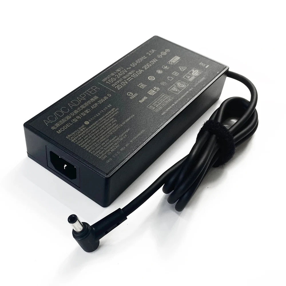 20V 10A 200W Laptop AC Adapter Charger for ASUS TUF Gaming A17 FA707RM  FA706QR F15 FA506QM FX505GM,Dash FX516PM FX517ZR TUF516PE