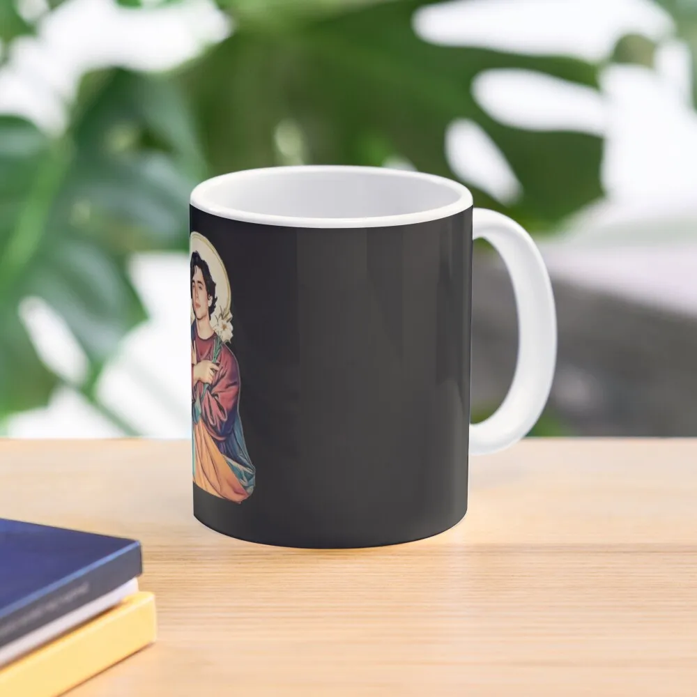 

Timothee Chalamet SaintDieu classique Coffee Mug Cups Ceramic Cups Free Shipping Tea And Cups Cute And Different Mug