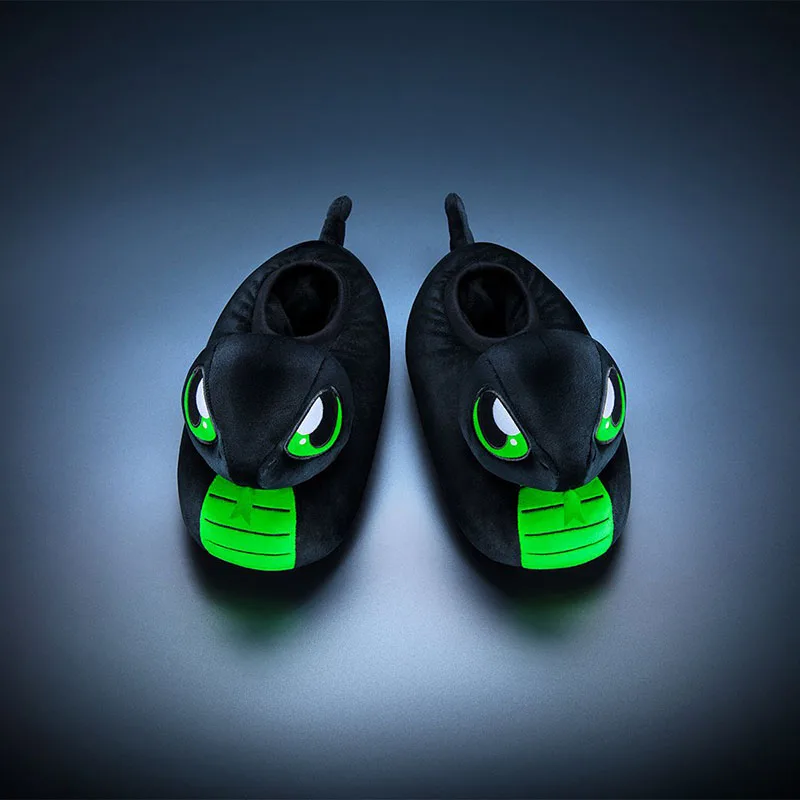 Razer Sneki Snek Chinelos de Pelúcia Interior Calçados Forro de Pelúcia Quente Sola Antiderrapante - Image 2