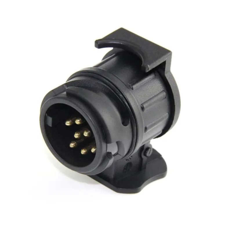 13 To 7 Pin Trailer Adapter Trailer Wiring Connector Socket Plug 12V Car Parts