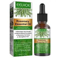 Huile essentielle de romarin, produits pour la croissance des cheveux, produits capillaires biologiques, huile de renforcement des cheveux du cuir chevelu pour nourrir les cheveux brillants et sains 1