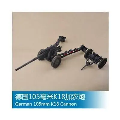 Trumpeter 61601 1/16 Scala German 105Mm K18 Cannon Static Model Gun Kit Th06148